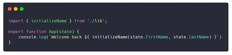 Tree-shaking implementation
