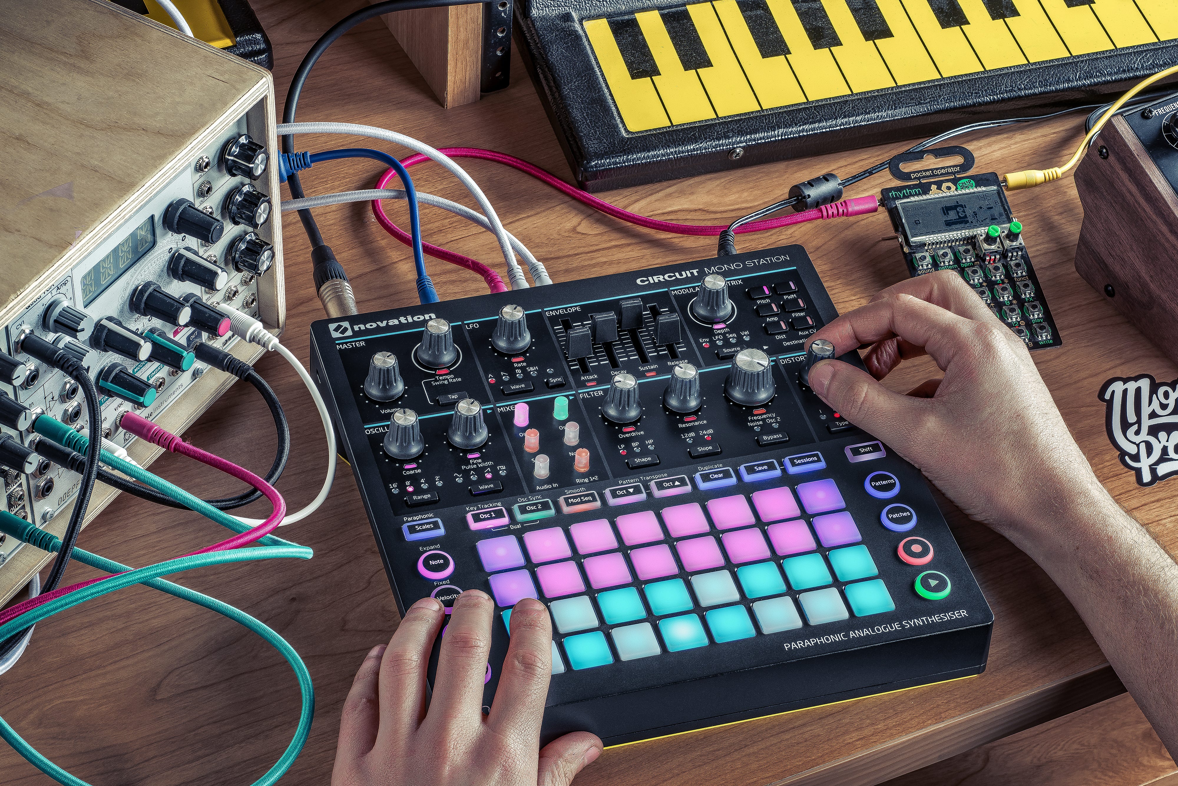 Circuit Mono Station: Behind The Scenes, by Chris Mayes-Wright, Novation  // Notes