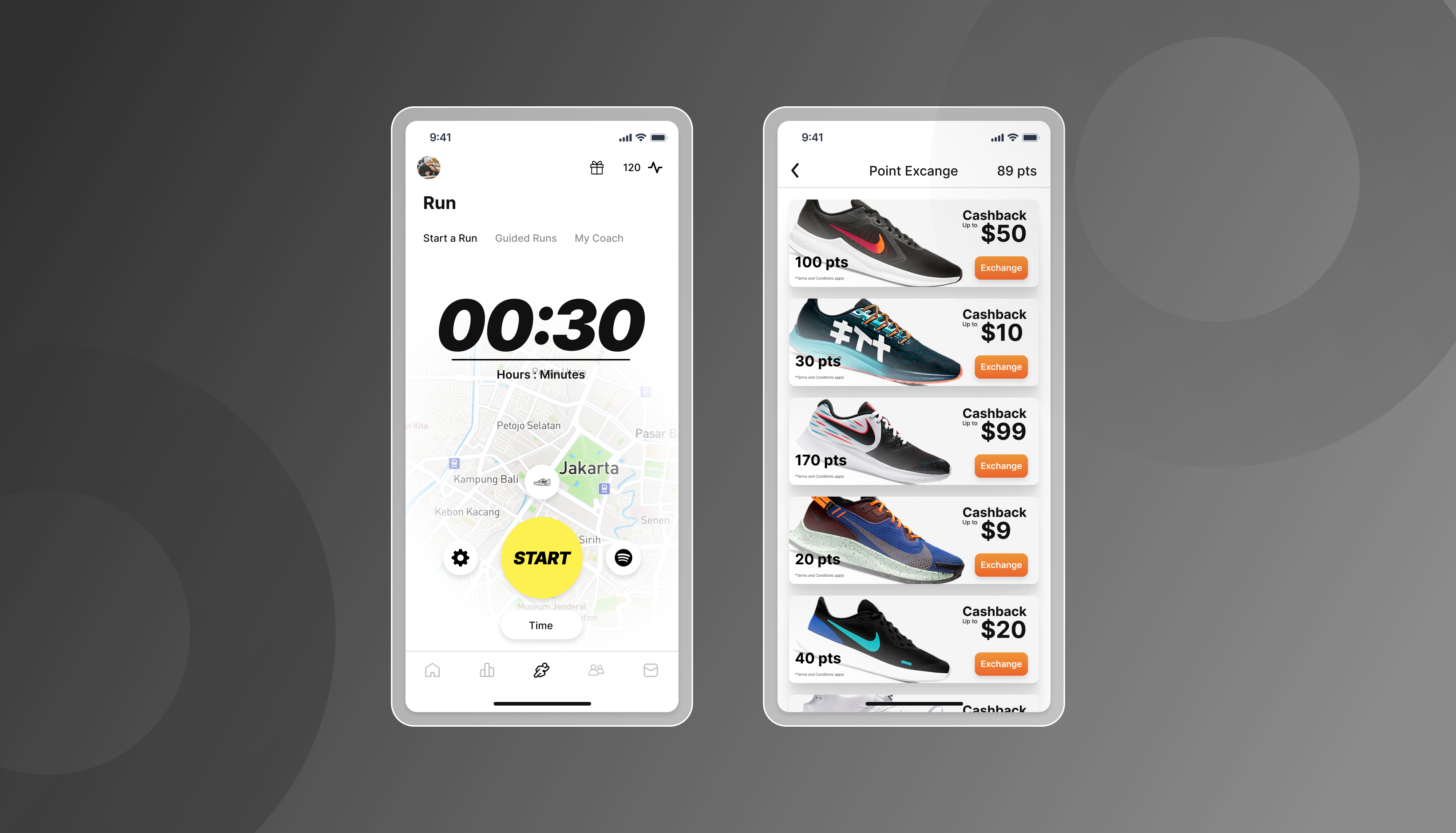 nike running app coach