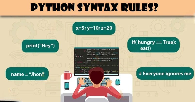 Describe Python Syntax Rules?. Single Line Statement: Whenever the ...