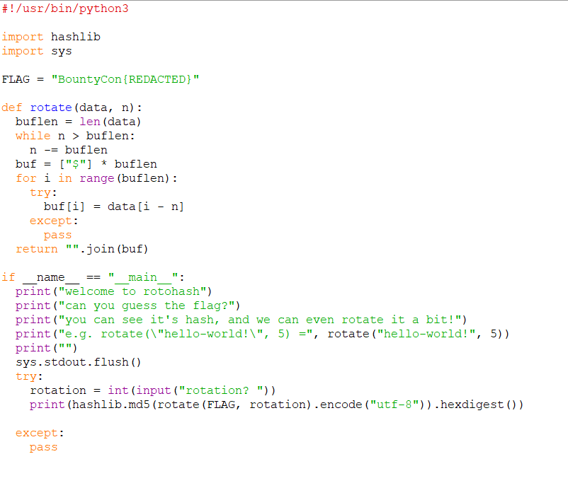 BountyCon 2022 CTF : Rotohash. Tribute to Binit Ghimire | by Sudip Shah ...