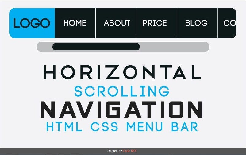 Actualizar 74+ imagen css horizontal menu bar Abzlocal.mx