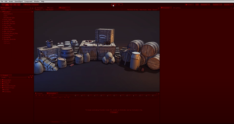 Unity’s Play Mode Tint | Source: Brackey’s YT