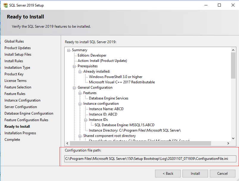 How to perform SQL Server 2019 Developer Edition Unattended Silent  Installation | by Ali Ahmed | Medium