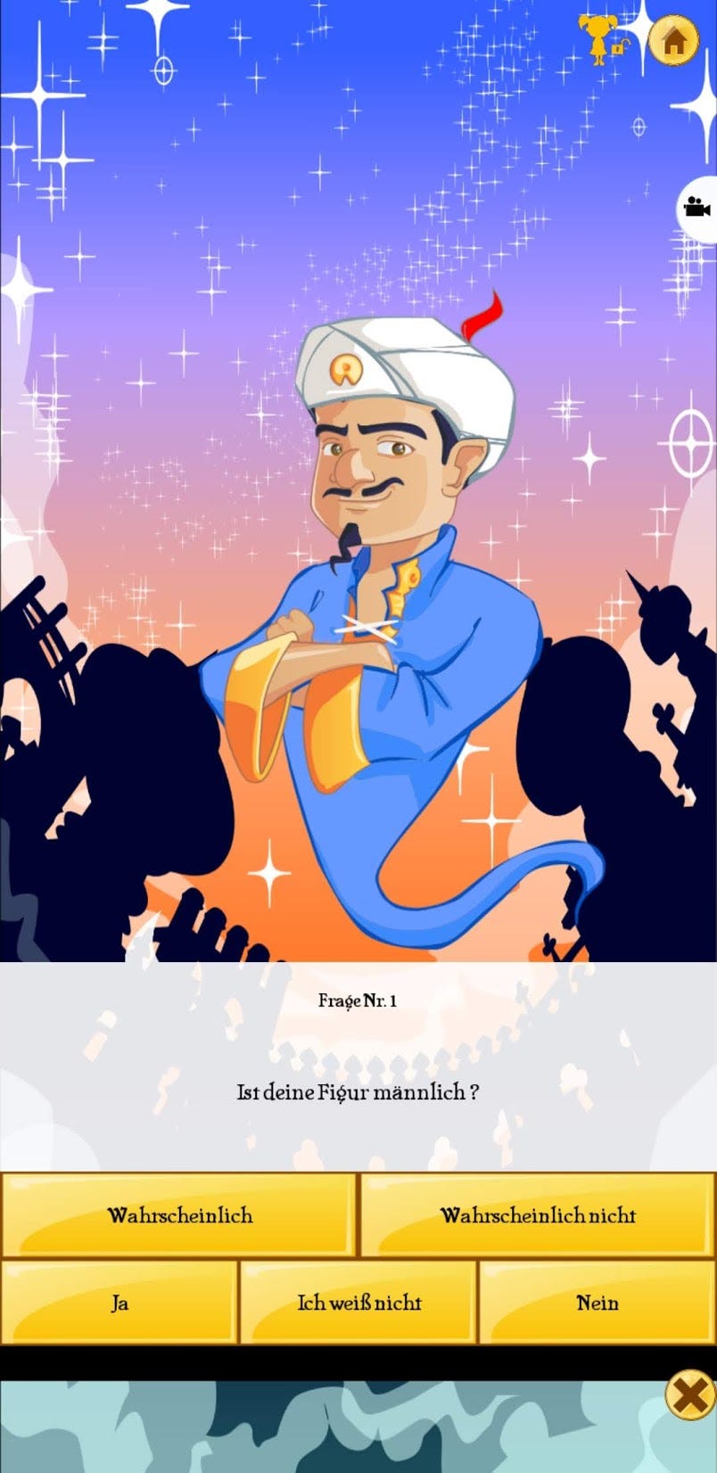 CAN YOU GUESS ME?  Akinator 