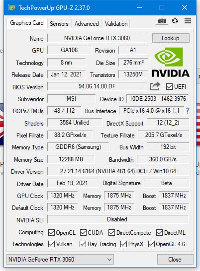 Limited Mining Hashrate for the Nvidia GeForce RTX 3060 is a Fact | by  Bloodys | The Crypto Blog | Medium