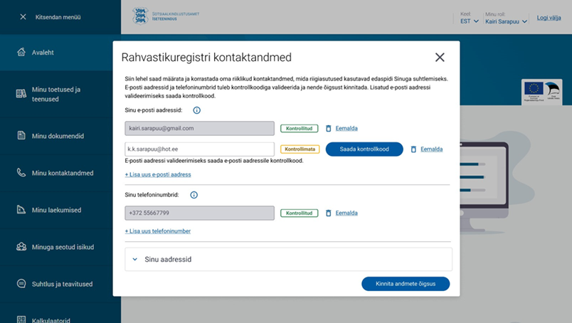 Õiged kontaktandmed rahvastikuregistris — kas täitumatu unistus on täitumas?