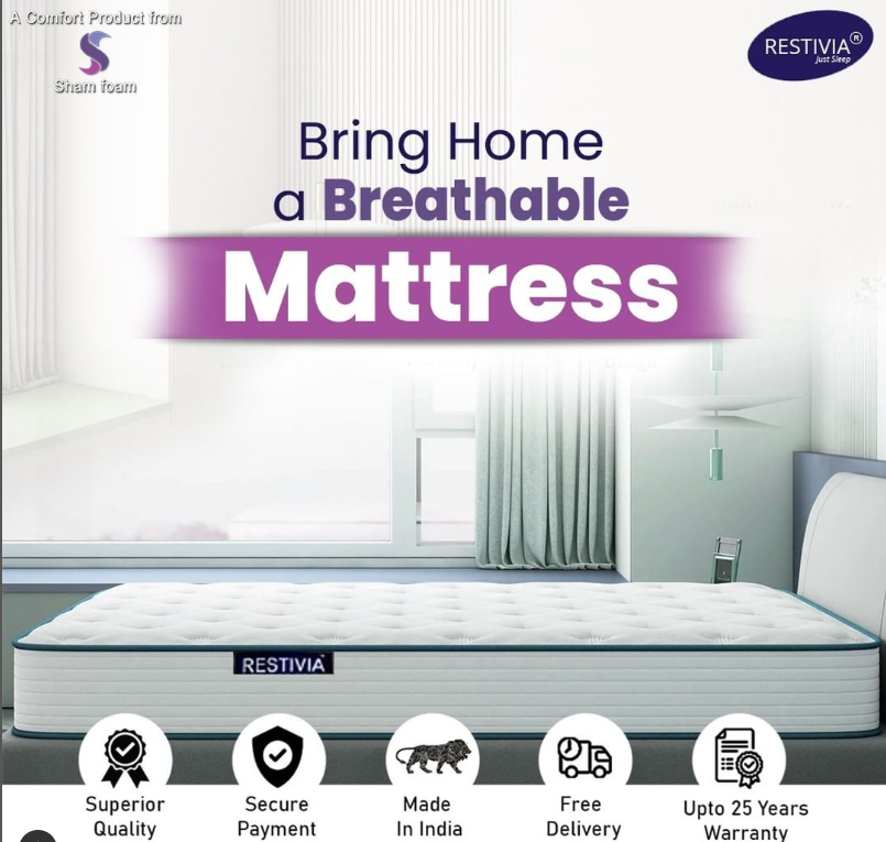 Best Bed Mattress In India Restivia Mattress harsh8700 Medium