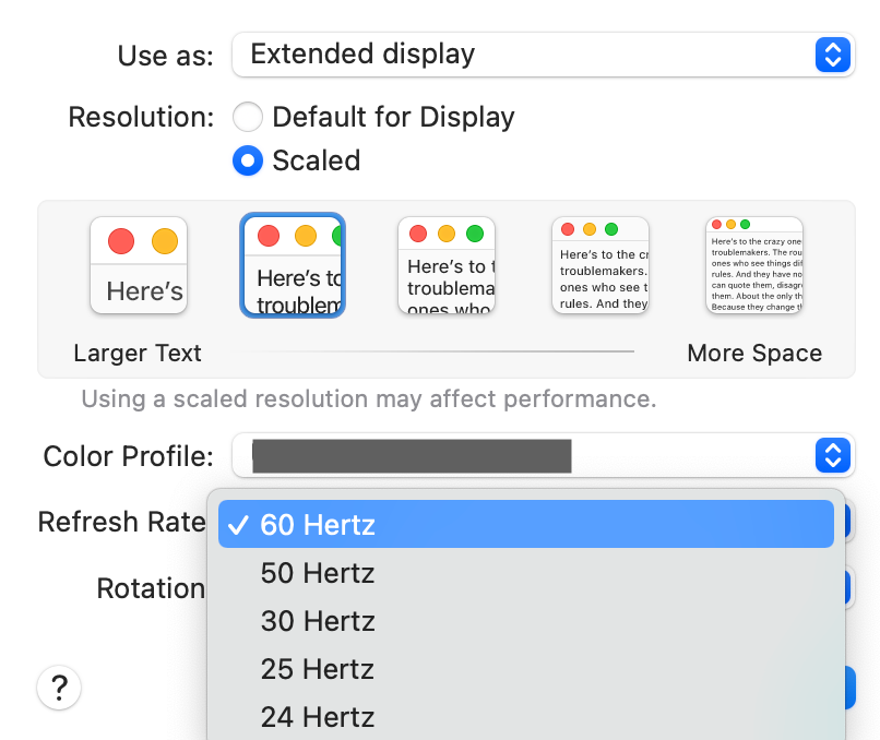 Solved: MacOS Ventura 13.2 4k Monitor Display Refresh Rate Issue | by Erica  | Medium