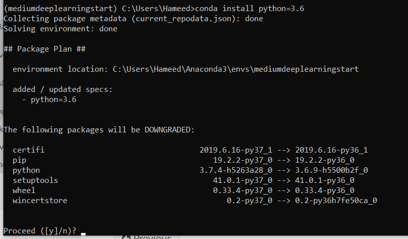 Setting up a Deep Learning Environment and Virtual Environment in ...