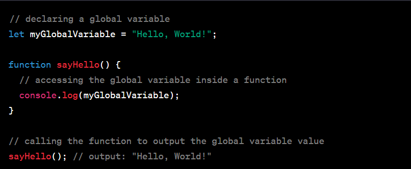 Day 6 of 30 days of JavaScript. JavaScript Global Variable | by Atanu ...