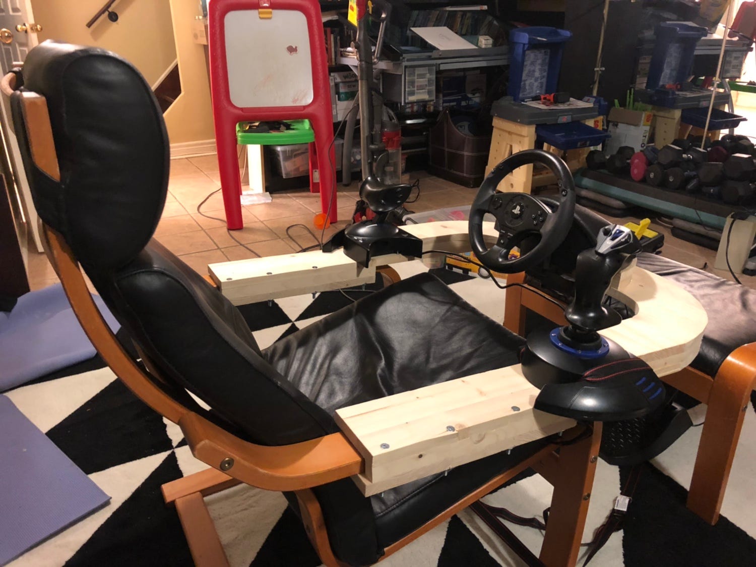 DIY Gaming Chair build for PS4 Driving Flight sims by Adam R.T. Smith Medium