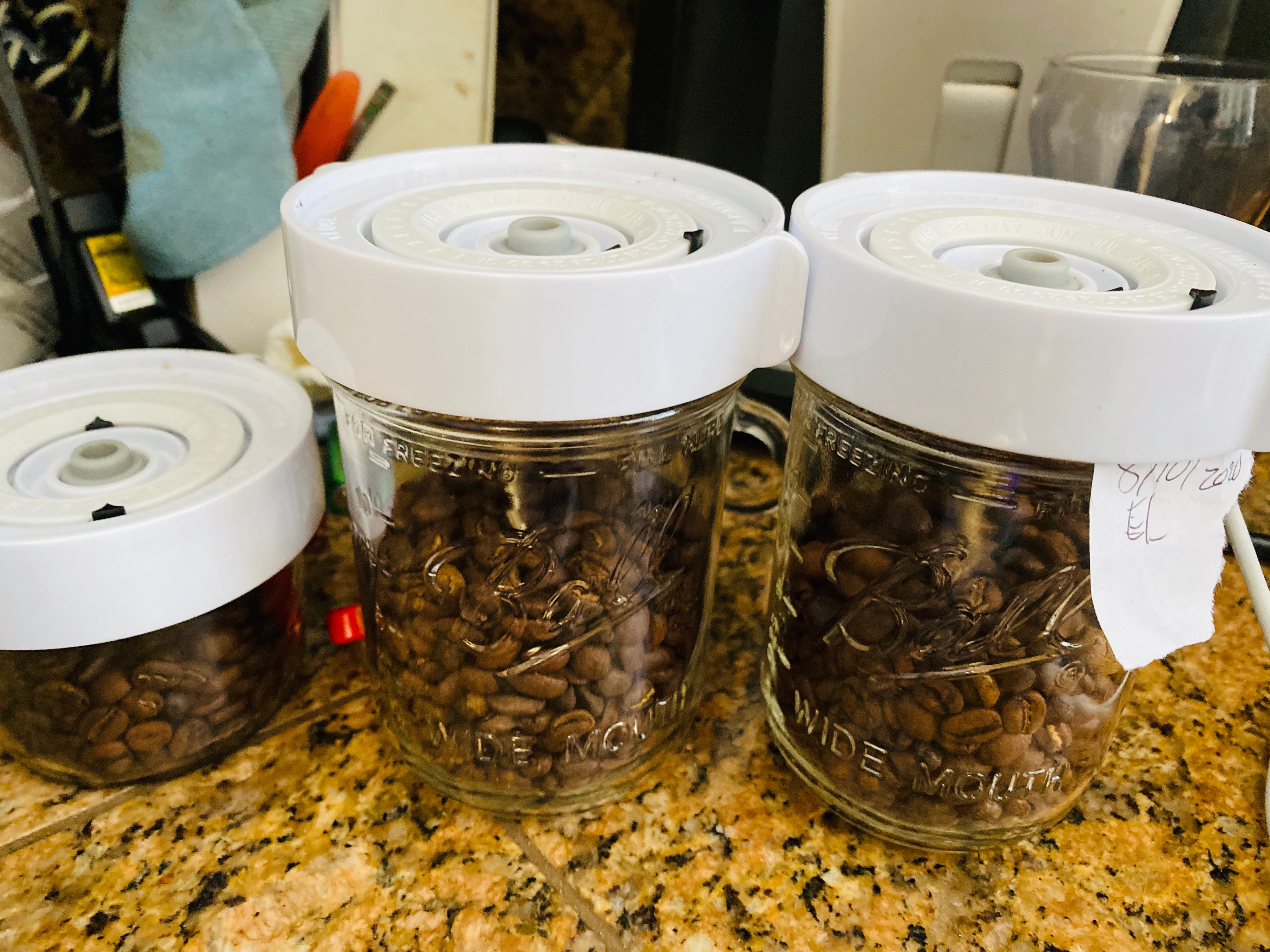 Can Vacuum Jars Remove Gas from Coffee Beans Faster?, by Robert McKeon  Aloe