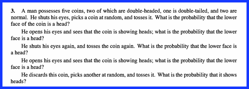 An Exercise In Conditional Probability — From 1000 Exercises In Probability