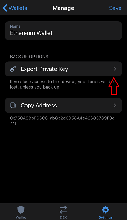 How to Export Private Key from Trust Wallet | by ProStarter | Medium