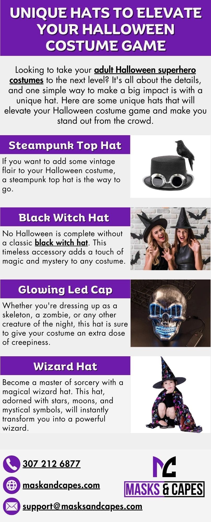 Unique Hats To Elevate Your Halloween Costume Game - Masks and Capes 