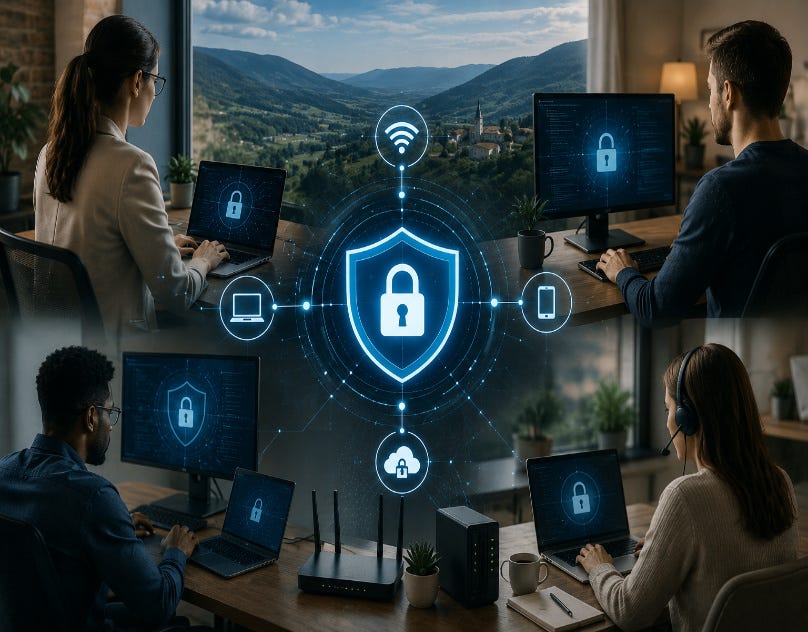 How Do Hybrid Teams in the Shenandoah Valley Stay Secure?