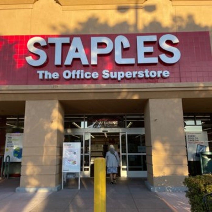 Official Staples online store and its operating hours in 2023. by