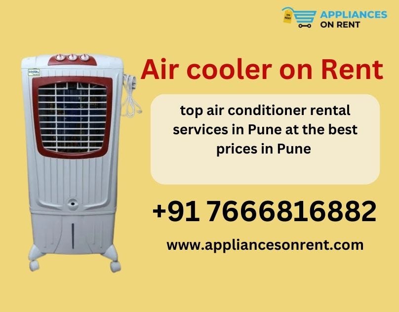 Get the air cooler on rent at the best prices in Pimple nilakh, cooler