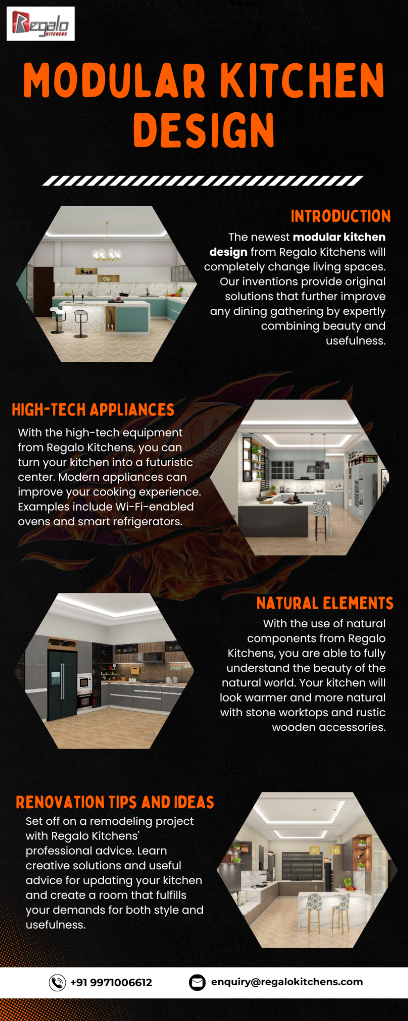 Modular Kitchen Design - Regalo Kitchens - Medium