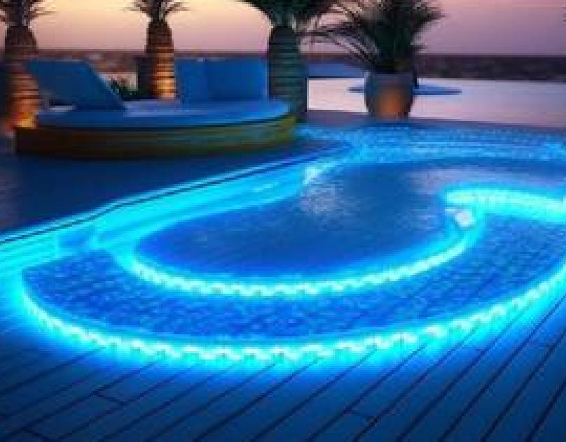 The Benefits of Solar Pool Lights - Green Ray Solar - Medium - Solar Walkway Lights For Pool Area