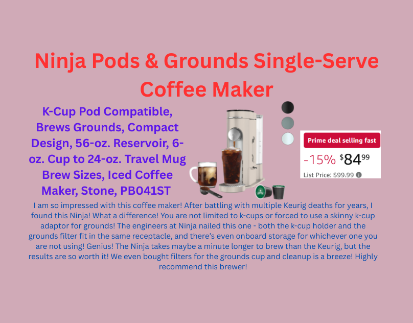 Ninja Pods & Grounds Single-Serve Coffee Maker Review — My Honest Take
