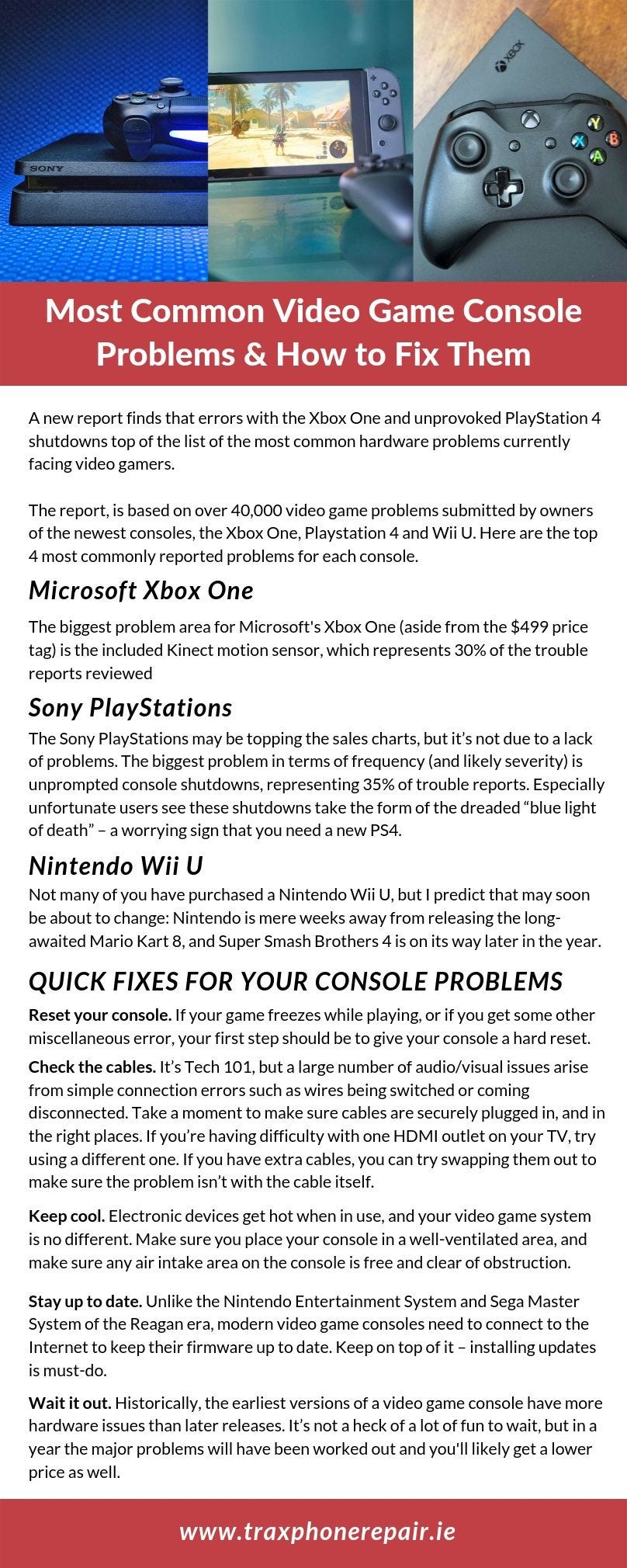 Most Common Video Game Console Problems & How to Fix Them by TRAX