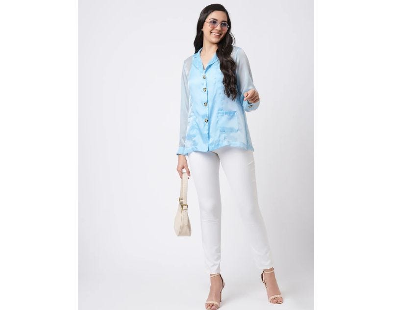 RACHEL™ - Stylish Button-Up Top