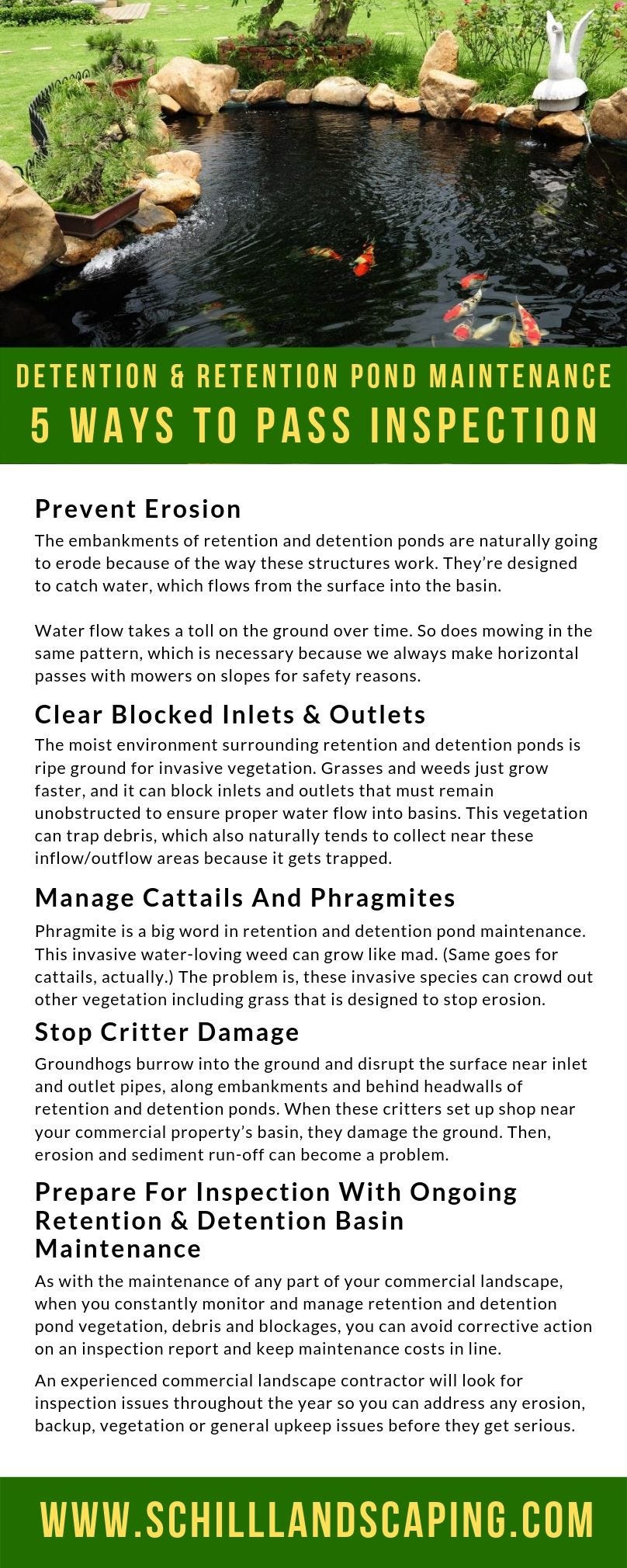 Detention And Retention Pond Maintenance — 5 Ways To Pass Inspection