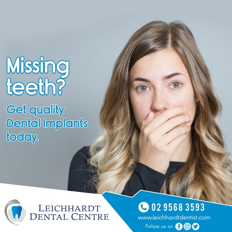 Missing teeth? Get Quality Dental Implants Today — Leichhardt Dental