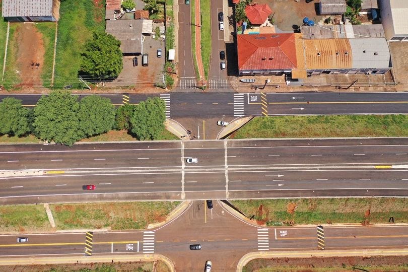 Marginal da nova Trincheira na BR-277 em STI recebe Iluminação pública