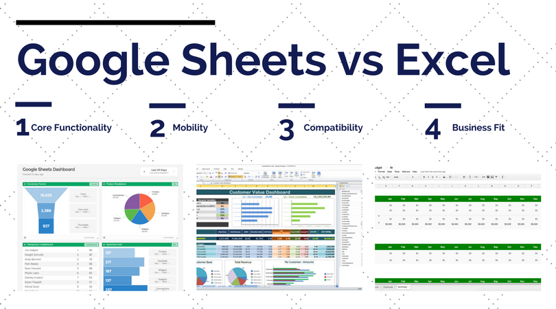 What is the difference between Microsoft Excel And Google Sheets