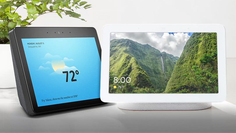 Amazon Echo Show vs. Google Nest Hub: Smart Display Showdown | by PCMag |  PC Magazine | Medium