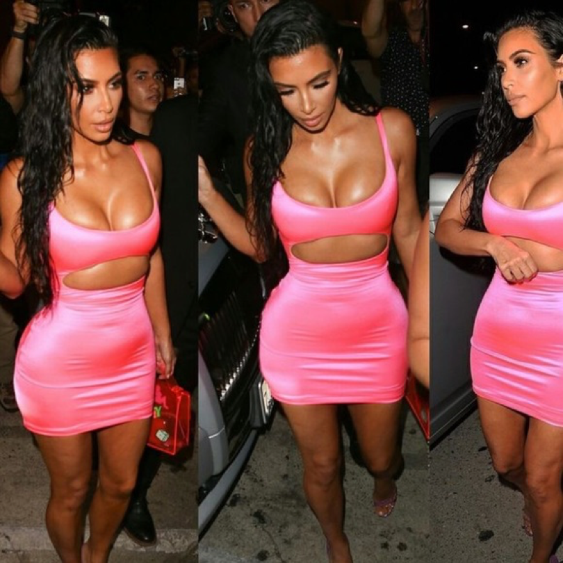 Kim Kardashian West Combines All the Summer's Boldest Trends in