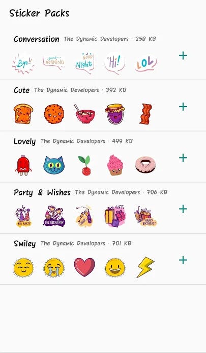 Creating WhatsApp stickers Application in Android Studio | by - | Medium