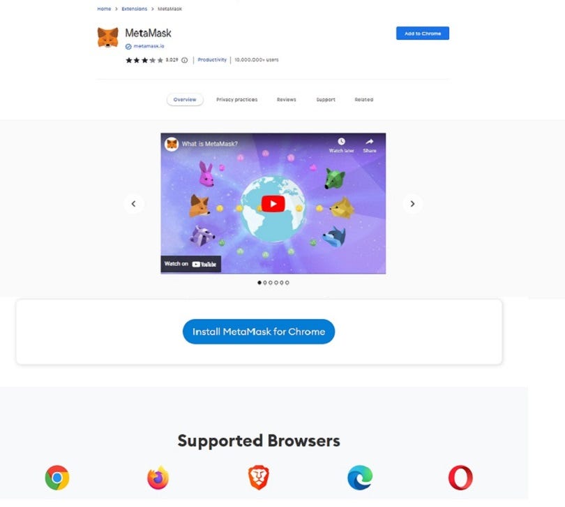 How to install and use the Chrome MetaMask extension? by Mikelawrence