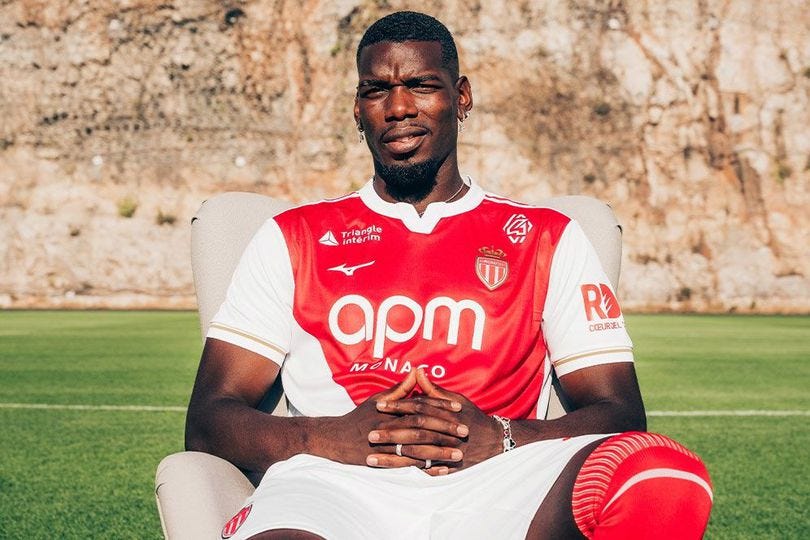 ituGol — RESMI Diumumkan AS Monaco, Paul Pogba Menangis Saat Tanda Tangan Kontrak