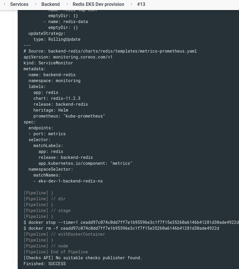 Jenkins Redis deployment, and Helm subchart values by Arseny