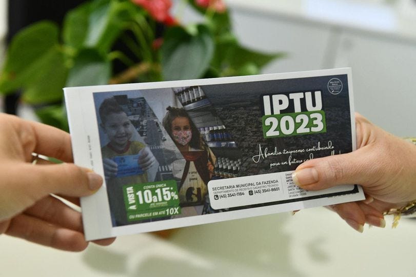 IPTU 2023 já está disponível para pagamento à vista em Santa Terezinha de Itaipu