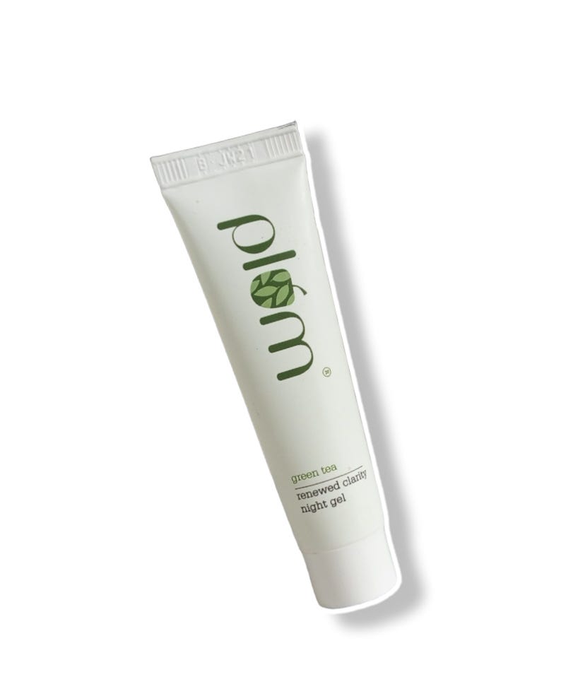 How to Get the Perfect Plum Green Tea Night Gel Skincare Routine. by