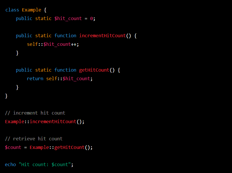 In object-oriented programming (OOP), the concept of “static” refers to ...