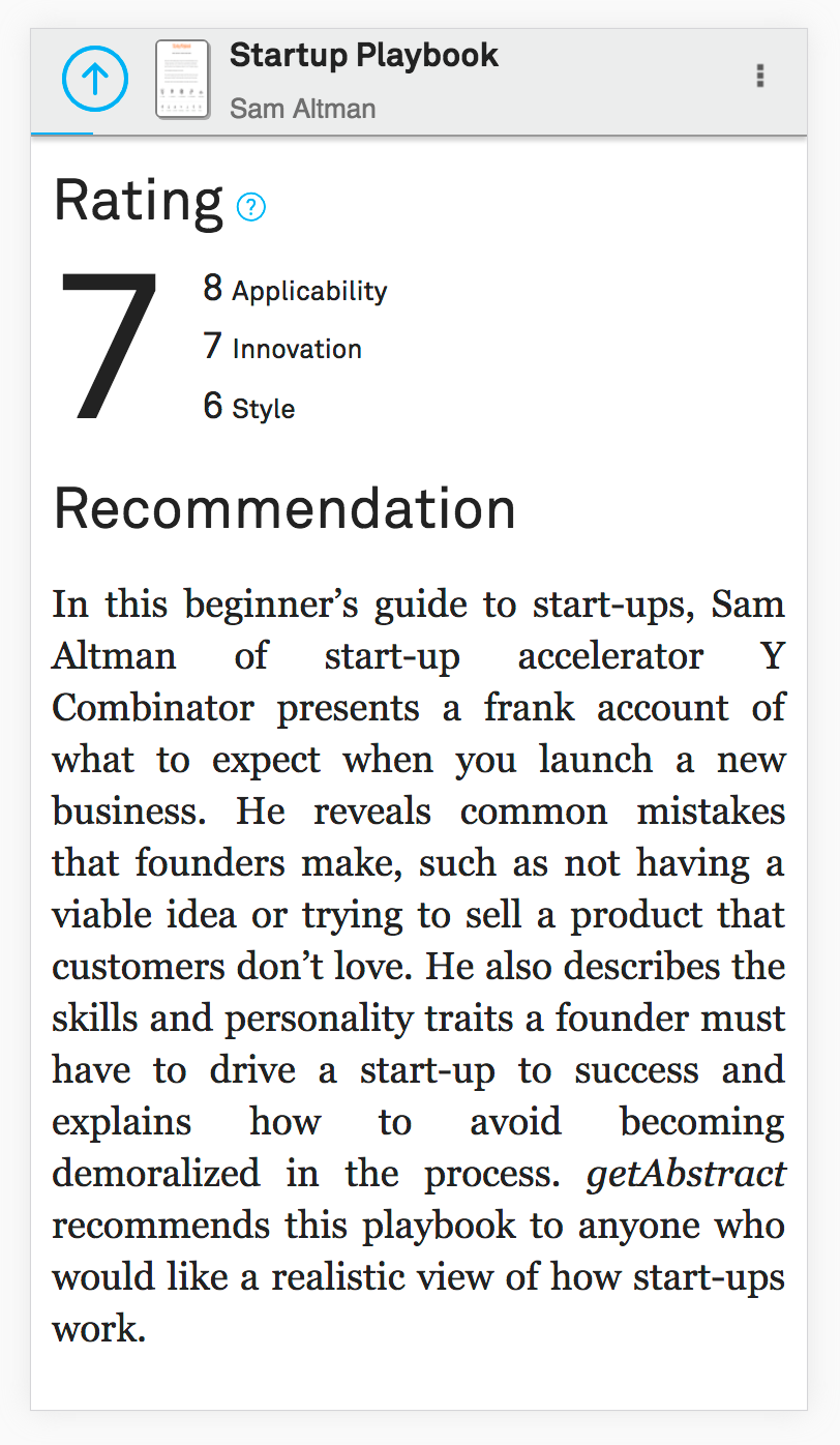 Introducing summaries. We’ve teamed up with getAbstract, the… | by ...