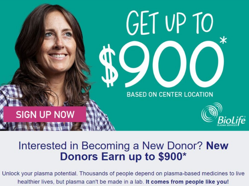 1. Biolife Plasma Coupons for Returning Donors - wide 8