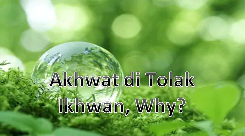 Akhwat di Tolak Ikhwan