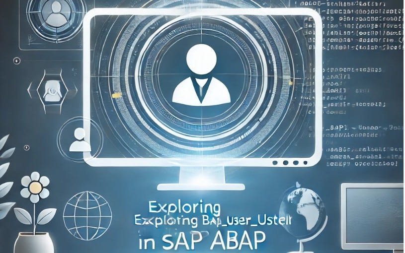 SAP Kullanıcı Detaylarını Alma