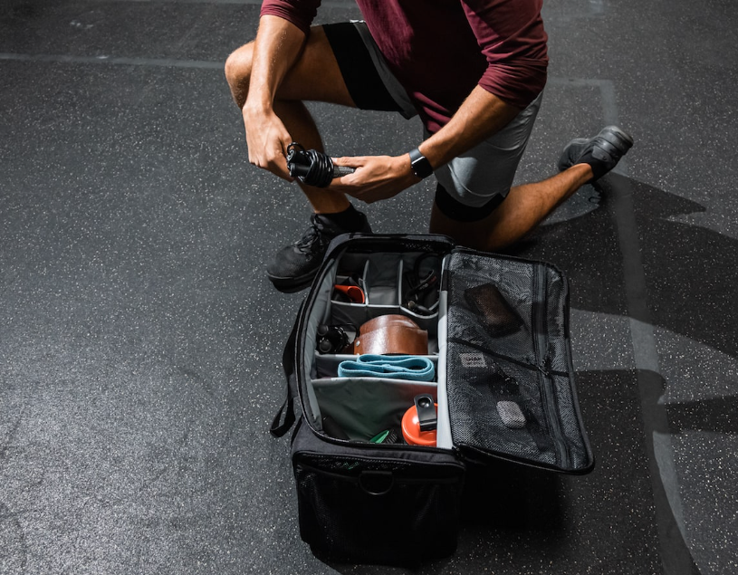 What’s in my gym bag?. You can pretty much tell that most… by Darryl