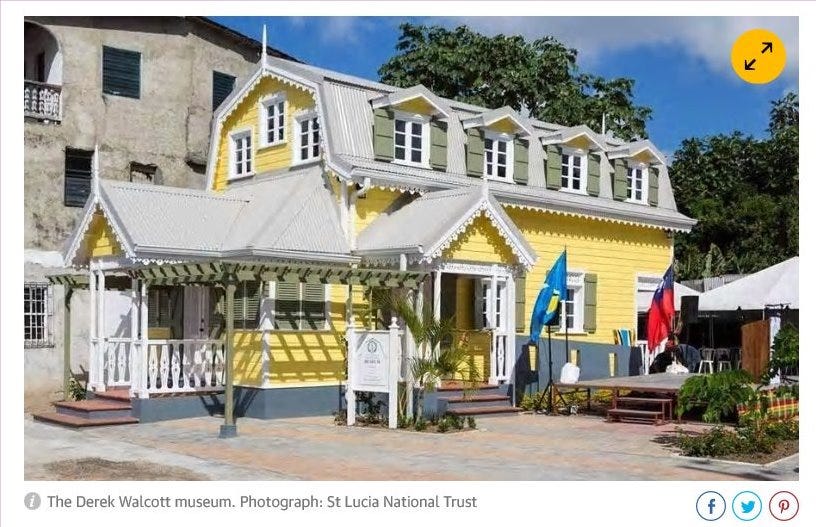 Derek Walcott Museum St Lucia gap/shortfall fund