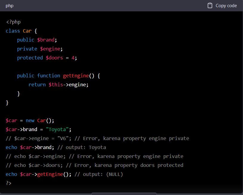 what is visibility in oop - Damarazka Akhyari - Medium