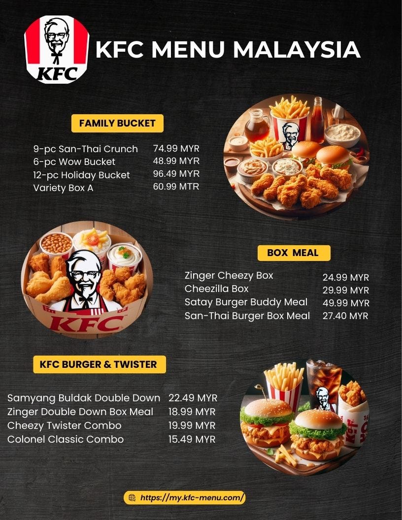 KFC Menu Malaysia. Welcome to the KFC Menu Malaysia. At… | by KFC Menu  Malaysia | Medium