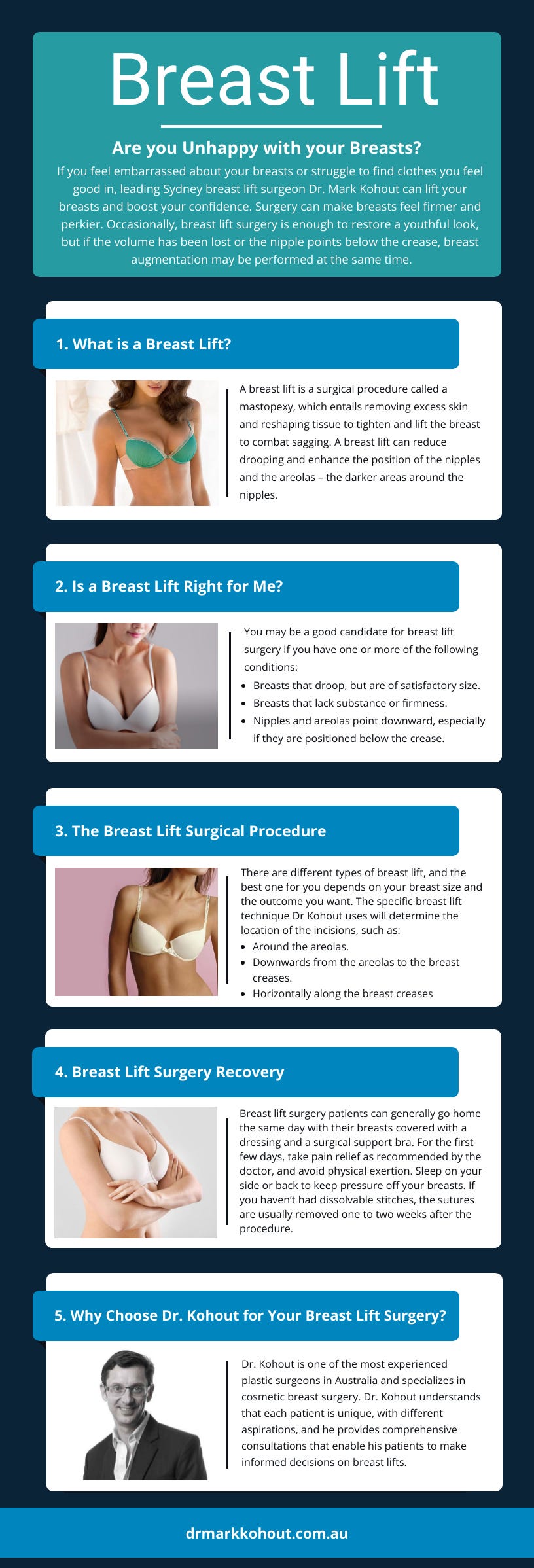 Breast augmentation vs breast lift - picking the right procedure